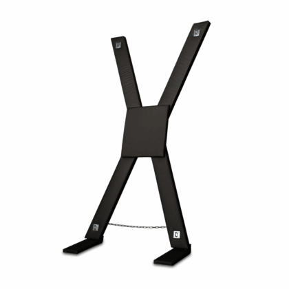 BDSM Bondage Crotch with Imitation Leather - Black
