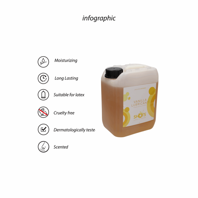 Smeermiddel - Vanille - 1,3 gal / 5 l - Afbeelding 4