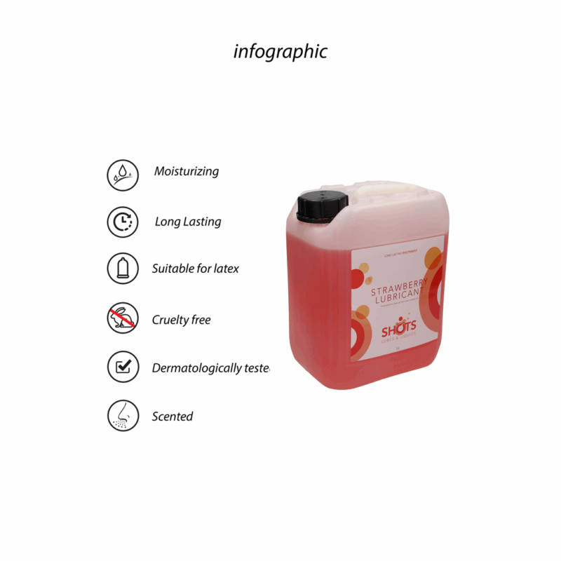 Smeermiddel - Aardbei - 1,3 gal / 5 l - Afbeelding 4