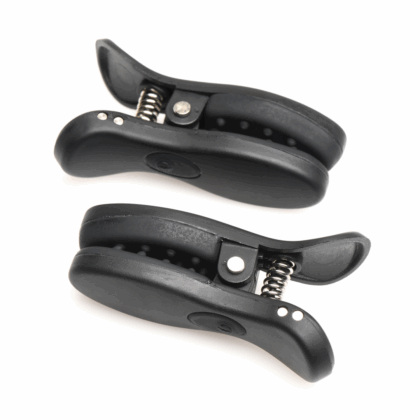 Dark Grip - Pinzas Vibradoras para Pezones - Negro