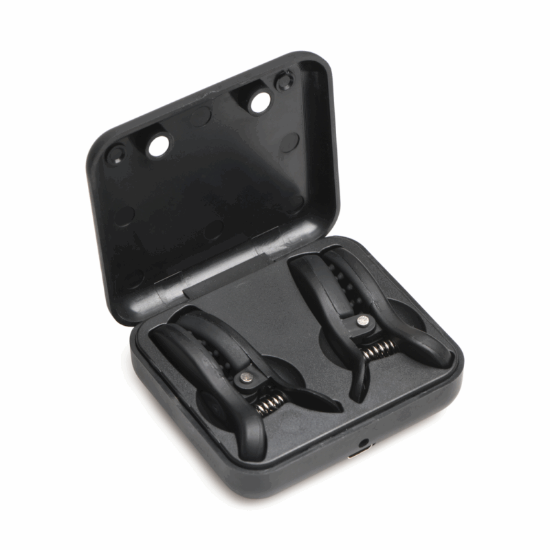 Dark Grip - Pinzas Vibradoras para Pezones - Negro - Afbeelding 5