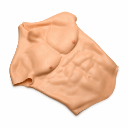 Ripped - Pecho Masculino de Silicona - Pequeño