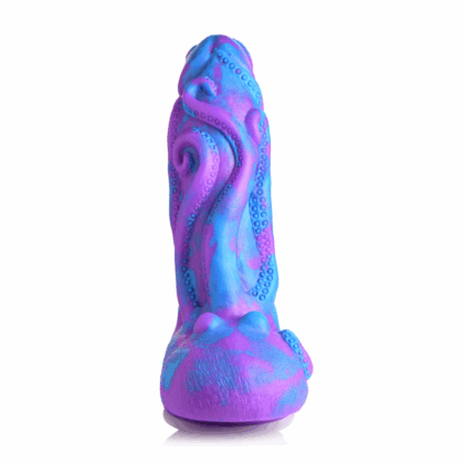 Octophallus - Dildo de Silicona - Púrpura/Azul