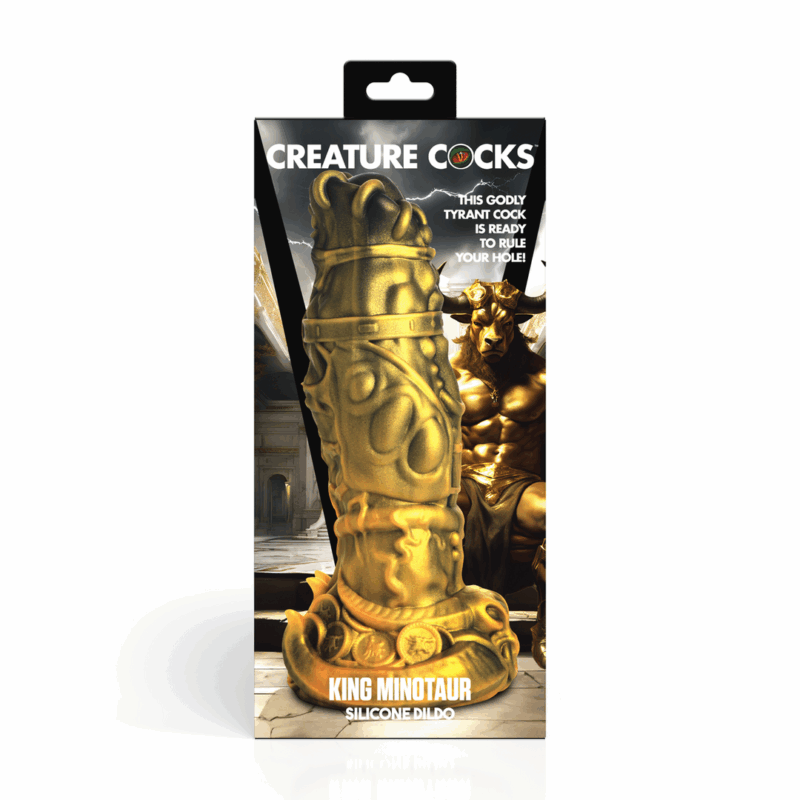 Minotauro Rey - Dildo de Silicona - Dorado - Afbeelding 3