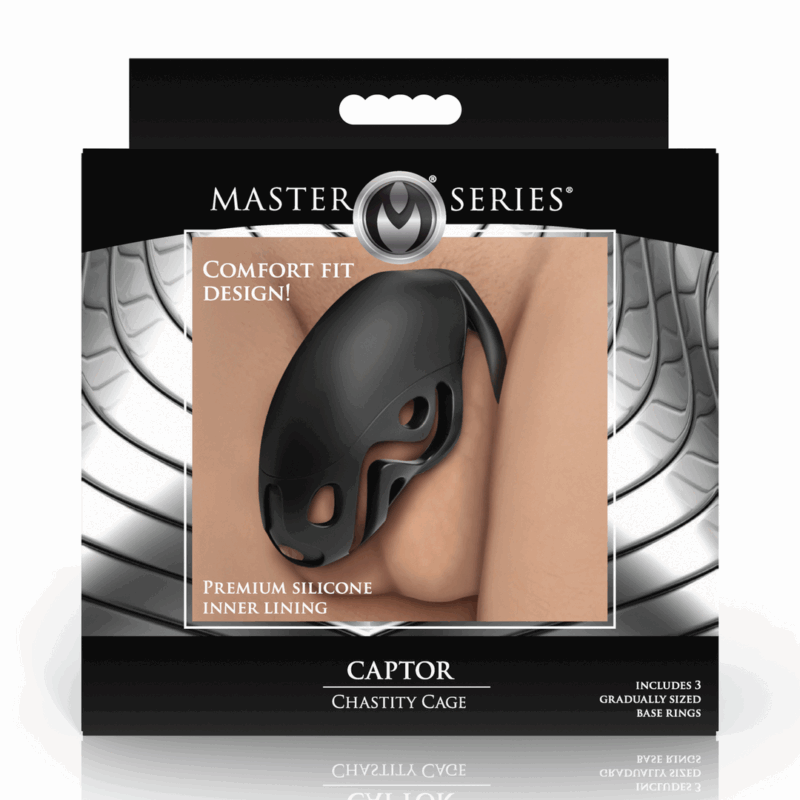 Captor - Jaula de Castidad - Negra - Afbeelding 3