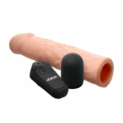 Aumentadores - Extensión de Pene Realista Vibrante con Control Remoto - Claro
