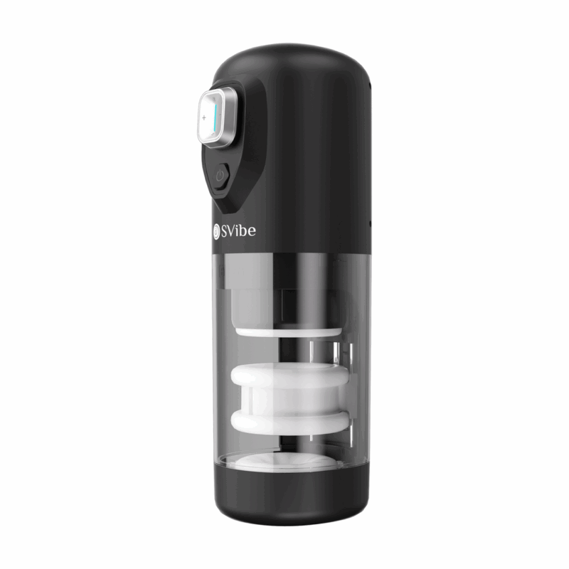Ikon SPARK - Masturbador con Movimiento de Empuje y Rotación - Transparente - Afbeelding 5