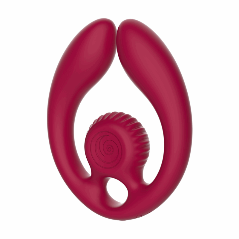 GIZI Duo - Estimulador Doble para Parejas - Burdeos - Afbeelding 4