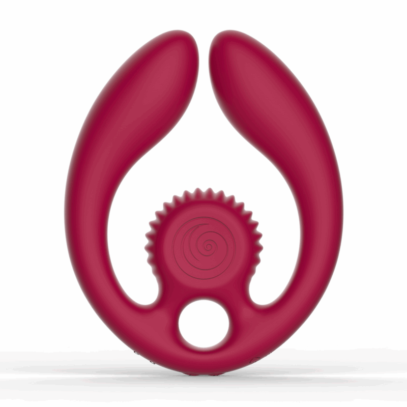 GIZI Duo - Estimulador Doble para Parejas - Burdeos
