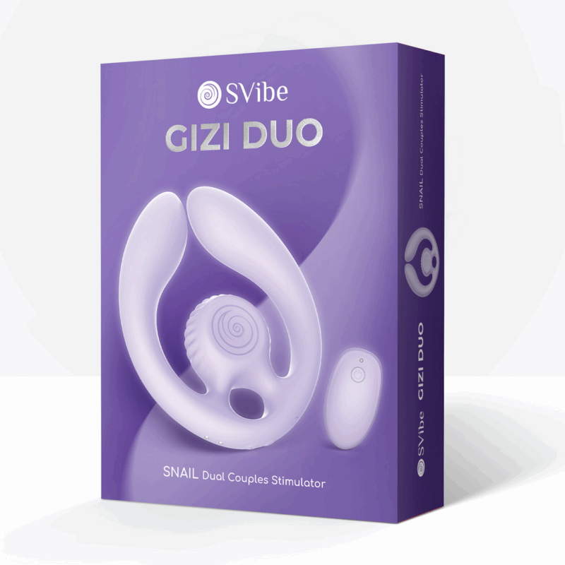 GIZI Duo - Estimulador Doble para Parejas - Lila - Afbeelding 2