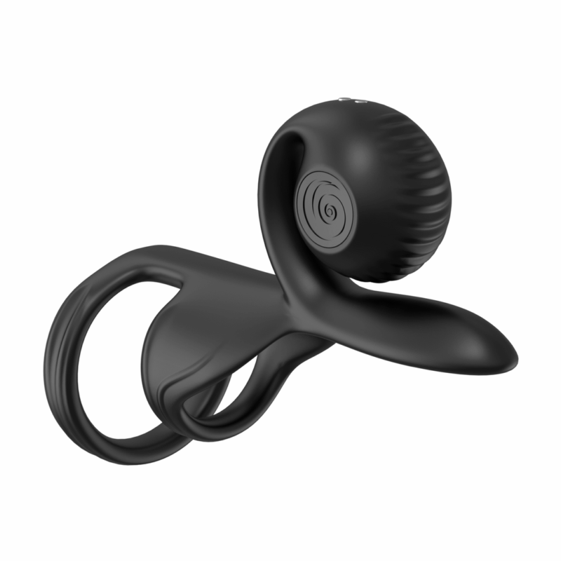 JOVI - Estimulador de Anillo Doble para Parejas - Negro - Afbeelding 5
