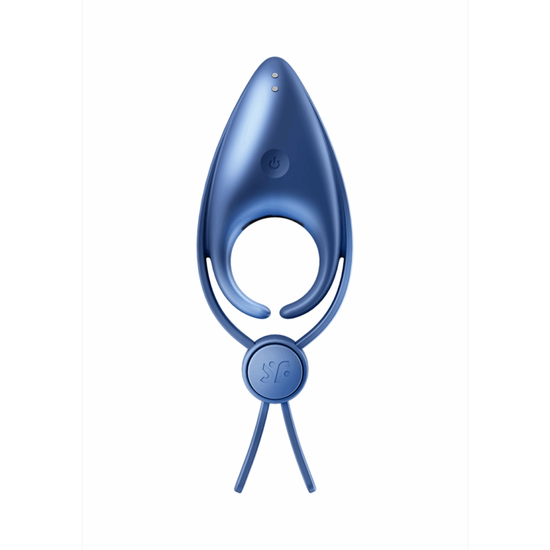 Sniper - Vibrerende Cockring - Blauwgrijs - Afbeelding 3