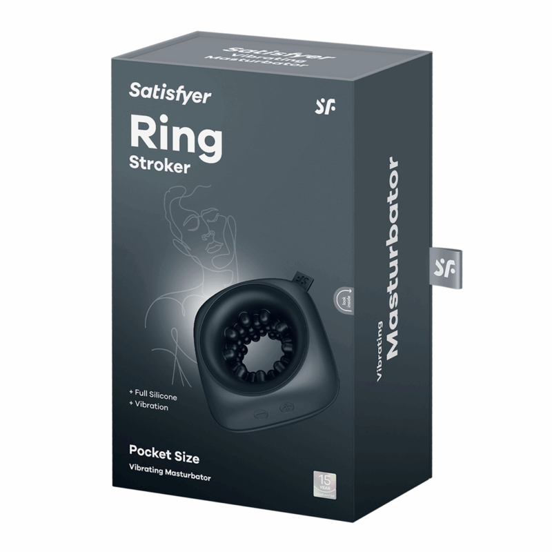 Ring Stroker - Zwart - Afbeelding 2