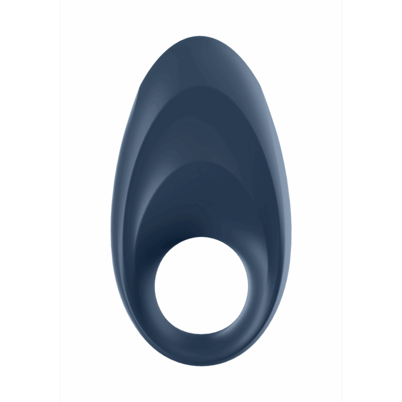 Mighty One - Vibrerende Cockring - Blauw - Afbeelding 3