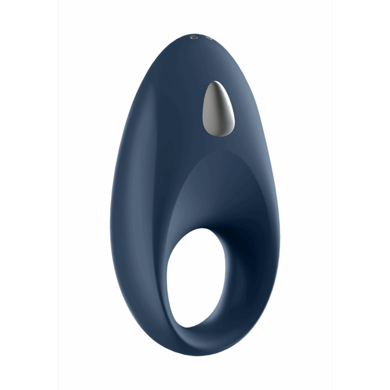Mighty One - Vibrerende Cockring - Blauw - Afbeelding 5