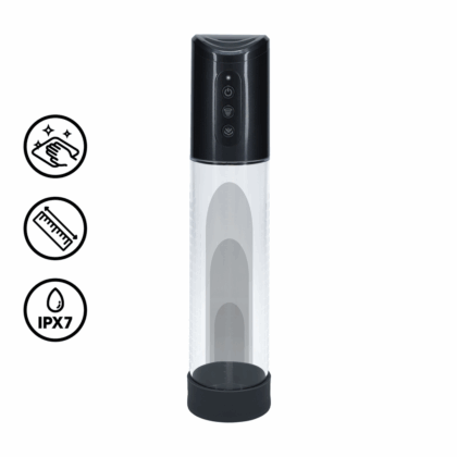 HyperPump - Oplaadbare Penis Pomp - Gun Metal