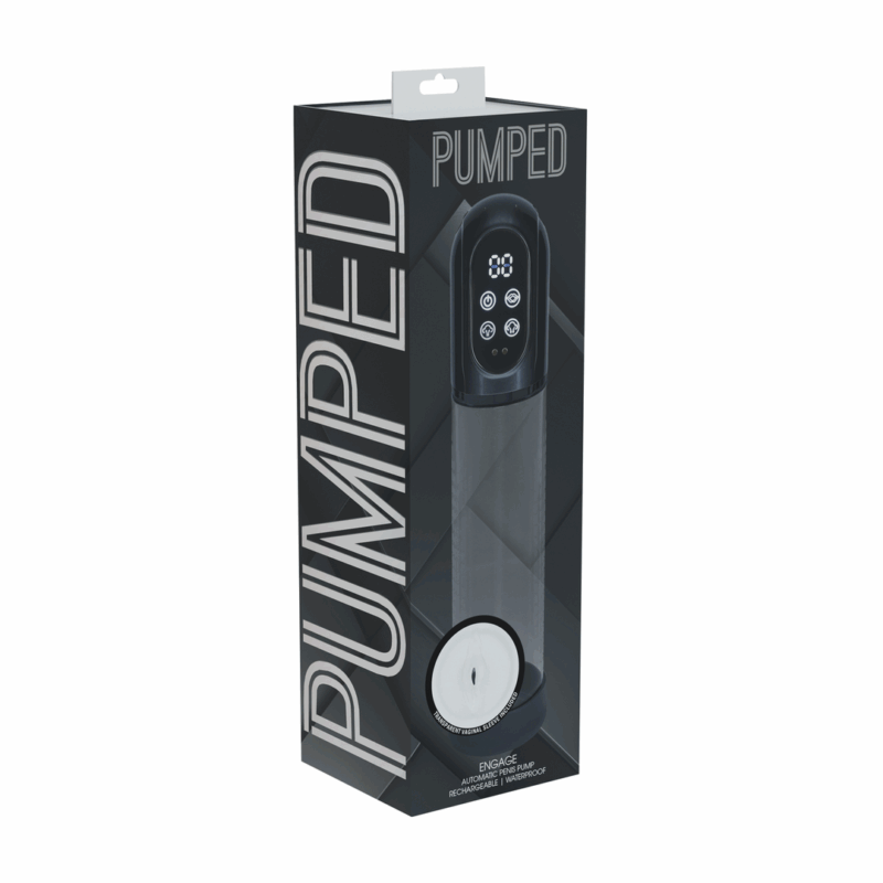 Engage - Automatische Waterdichte Penis Pomp en Masturbator - Gun Metal - Afbeelding 2
