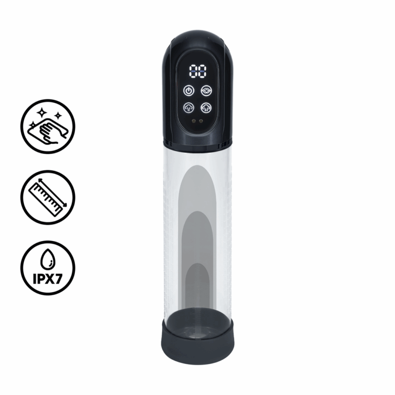 Engage - Automatische Waterdichte Penis Pomp en Masturbator - Gun Metal