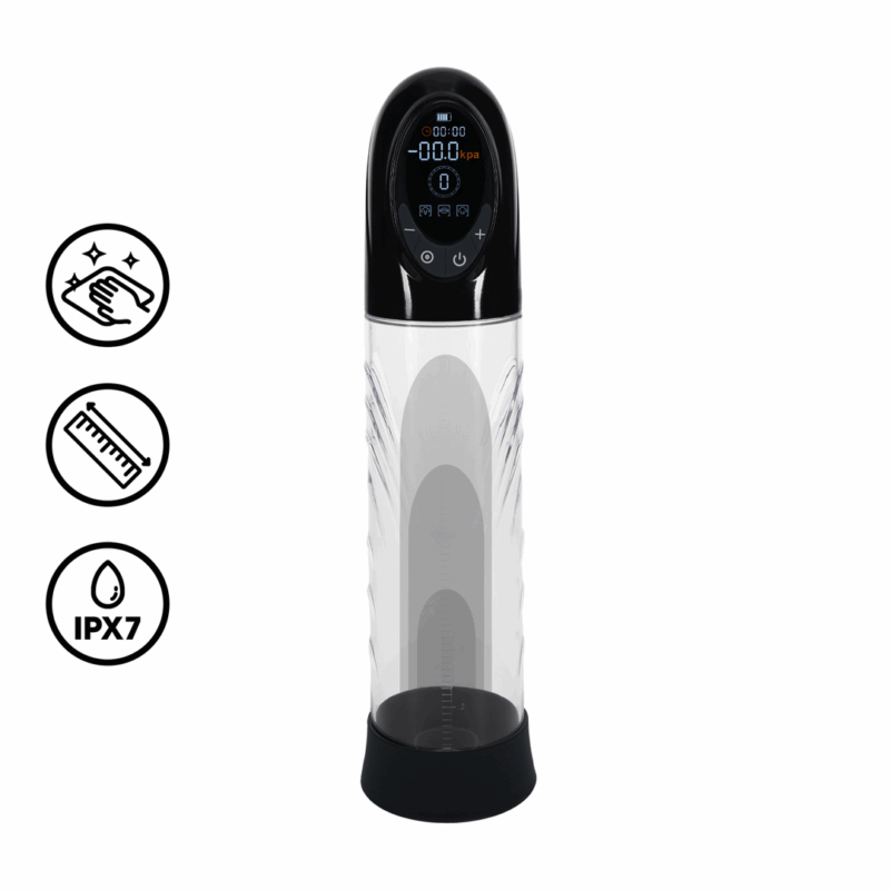CyberPulse - Automatische Waterdichte Penis Pomp - Zwart