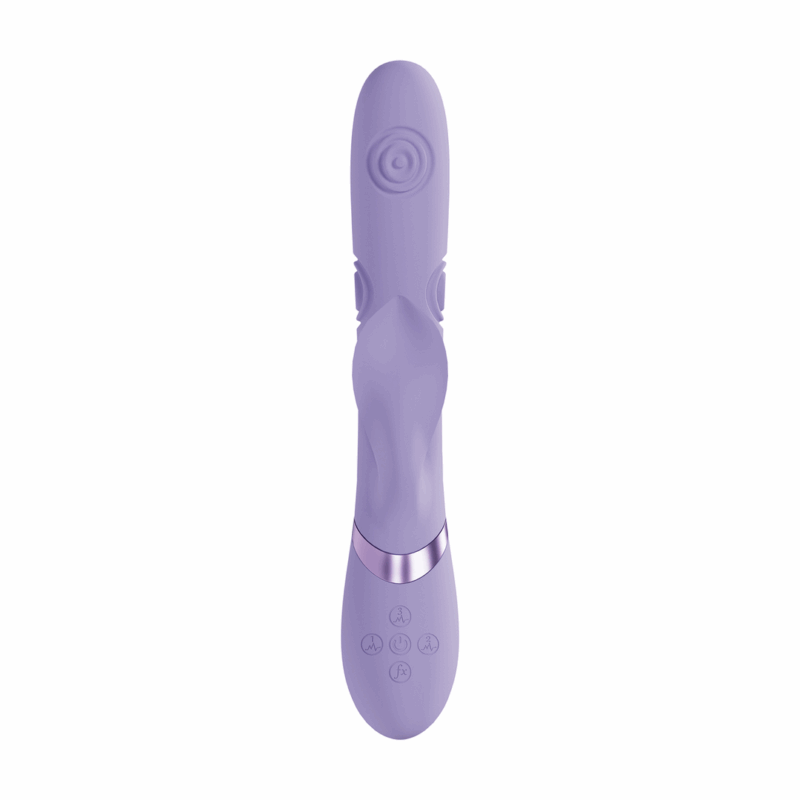 Fronda - G-Spot Vibrerende en Tikken Blad Clitorisstimulator - Lavendel - Afbeelding 3
